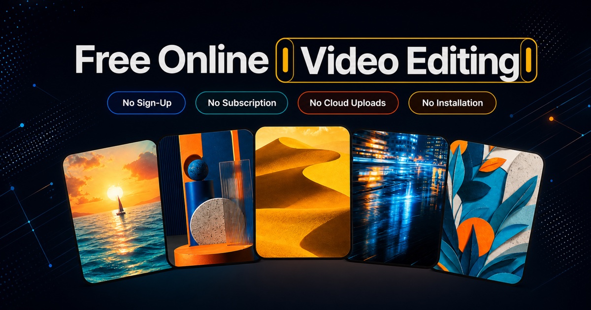 Editing.video running as a browser-based video editor